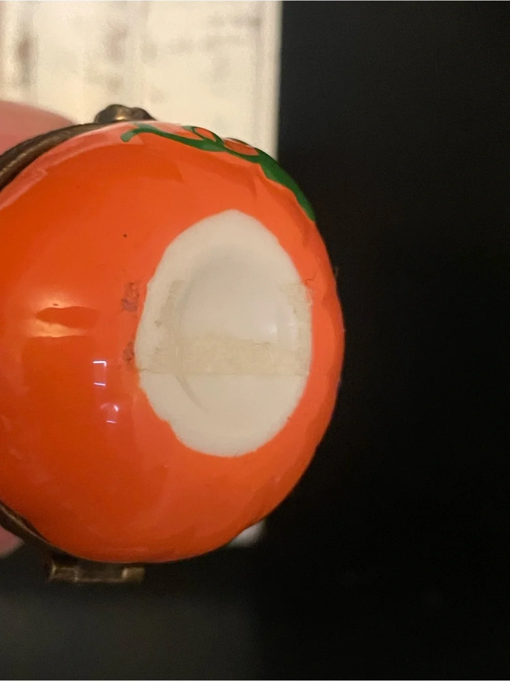 Halloween witch bear pumpkin trinket box